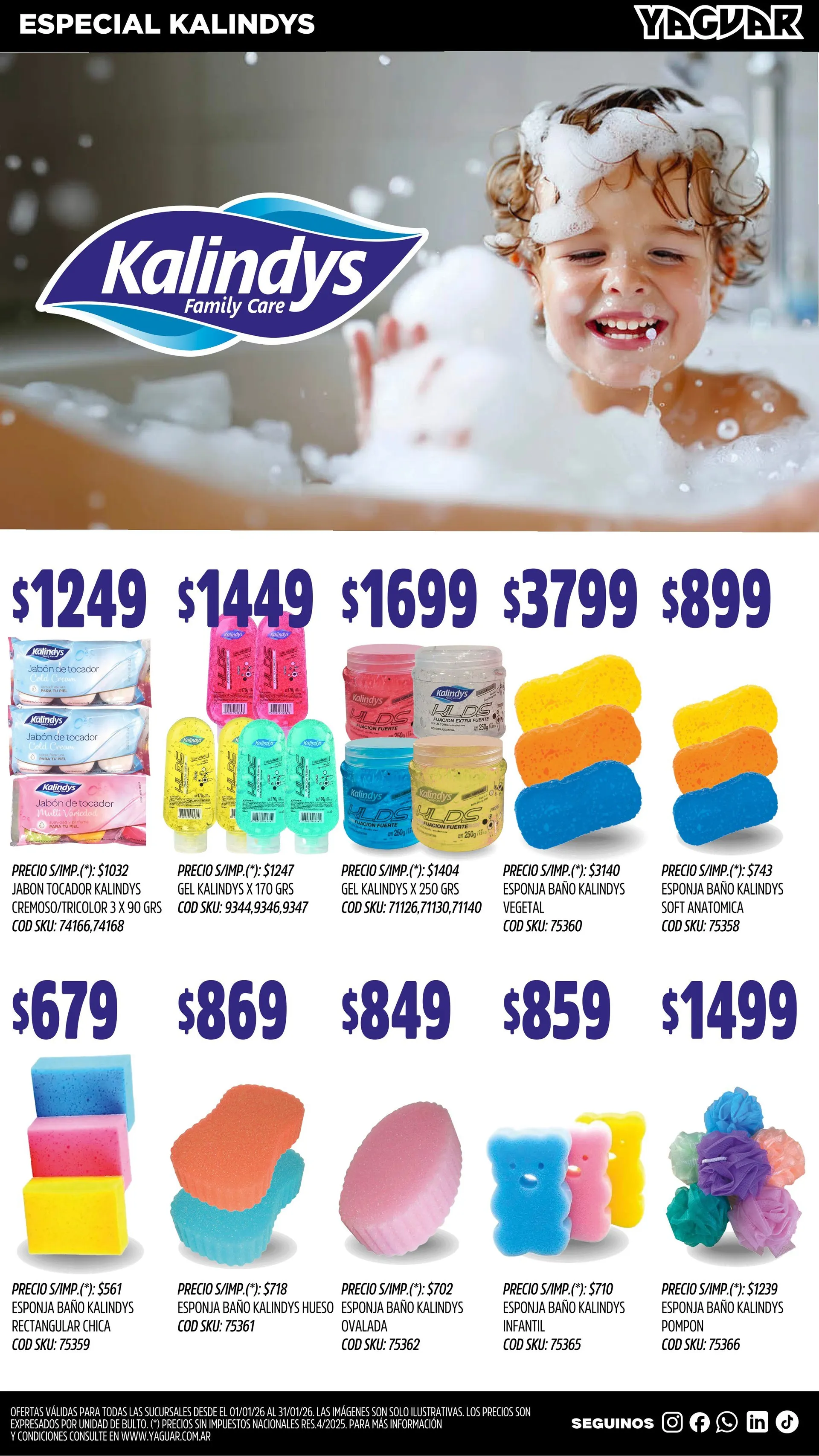 Ofertas de Yaguar Ofertas 1 de enero al 31 de enero 2026 - Página 9 del catálogo