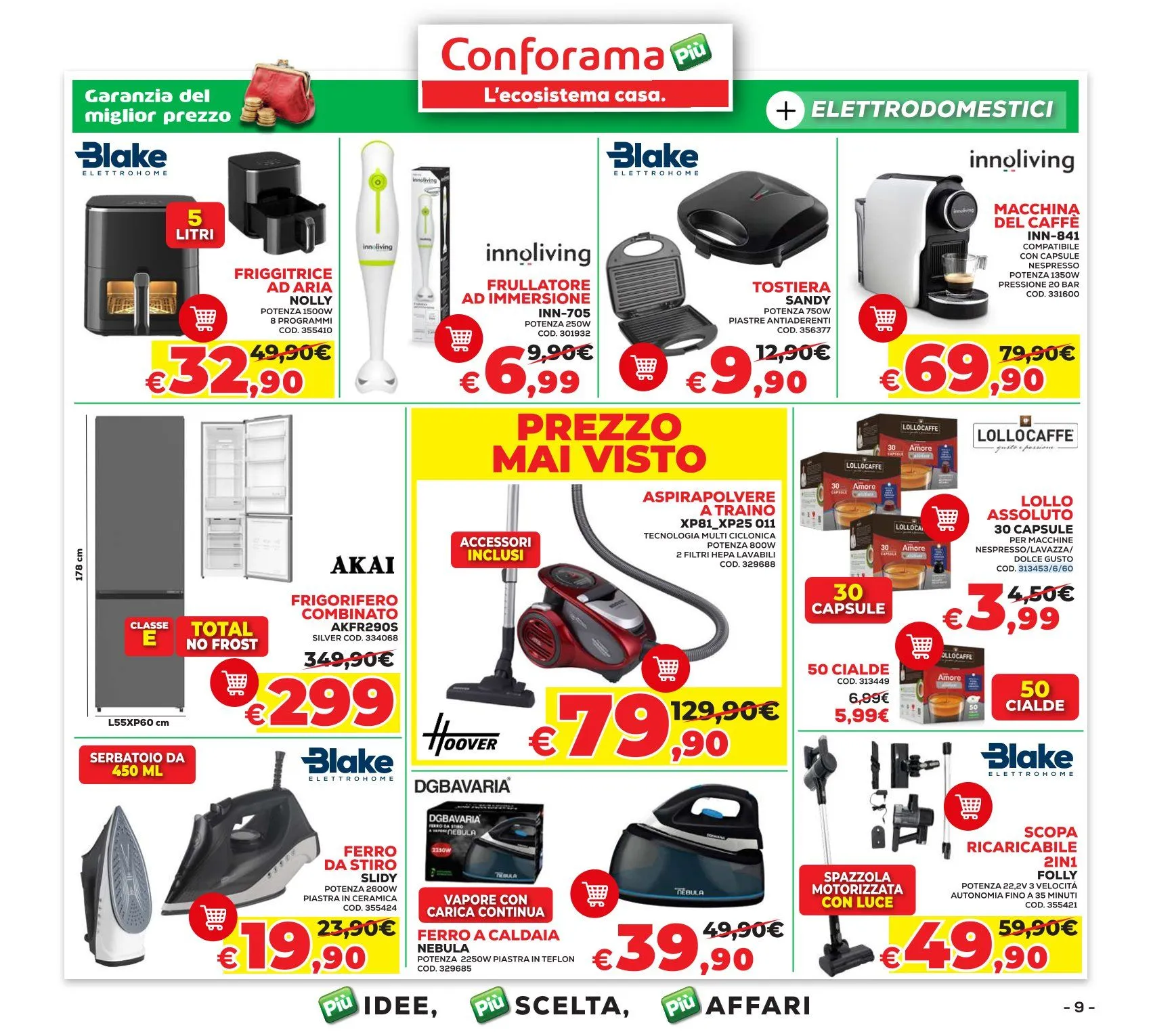 Volantini Conforama da 9 aprile a 28 aprile di 2026 - Pagina del volantino 9