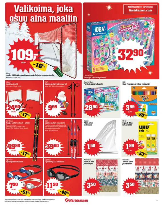 Kärkkäinen  Angebote voimassa alkaen 3. joulukuuta - 16. joulukuuta 2025 - Tarjouslehti sivu 9