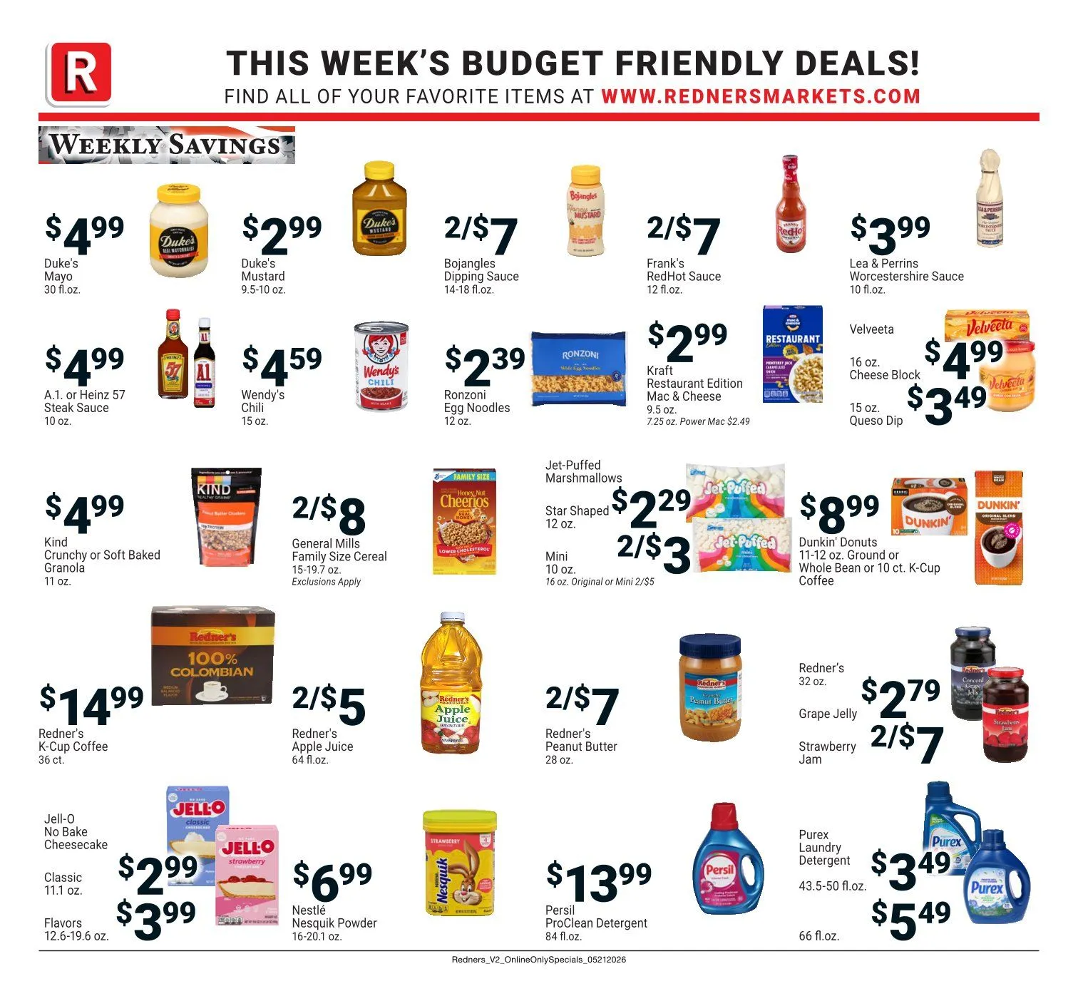 Weekly promotion Redner's Market Sales spanning from May 21 to May 27 2026 - Page 9 for Catalogue 365