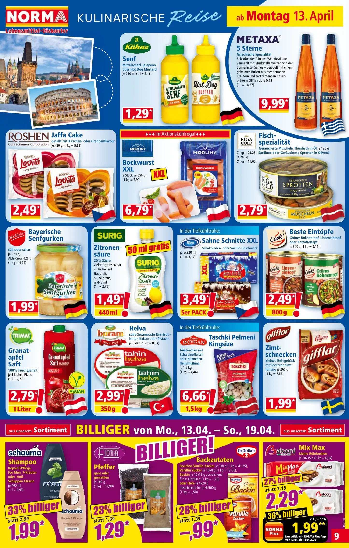 Norma Prospekte von 8. April bis 13. April 2026 - Flugblätt seite 9