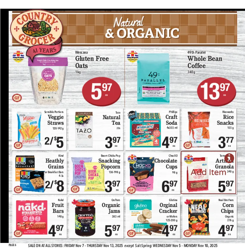 Country Grocer Sales from November 7 to November 13 2025 - flyer page 5
