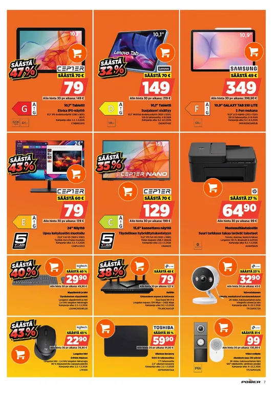 Power voimassa alkaen 20. helmikuuta - 25. helmikuuta 2026 - Tarjouslehti sivu 9