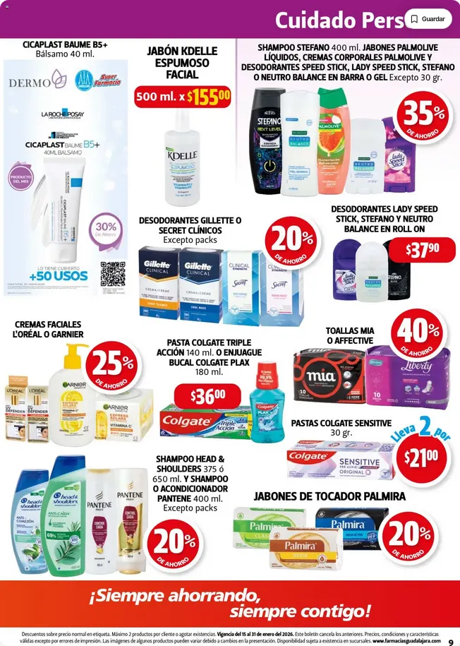 Catálogo de Farmacia Guadalajara  catálogo 15 de enero al 31 de enero 2026 - Pagina 9
