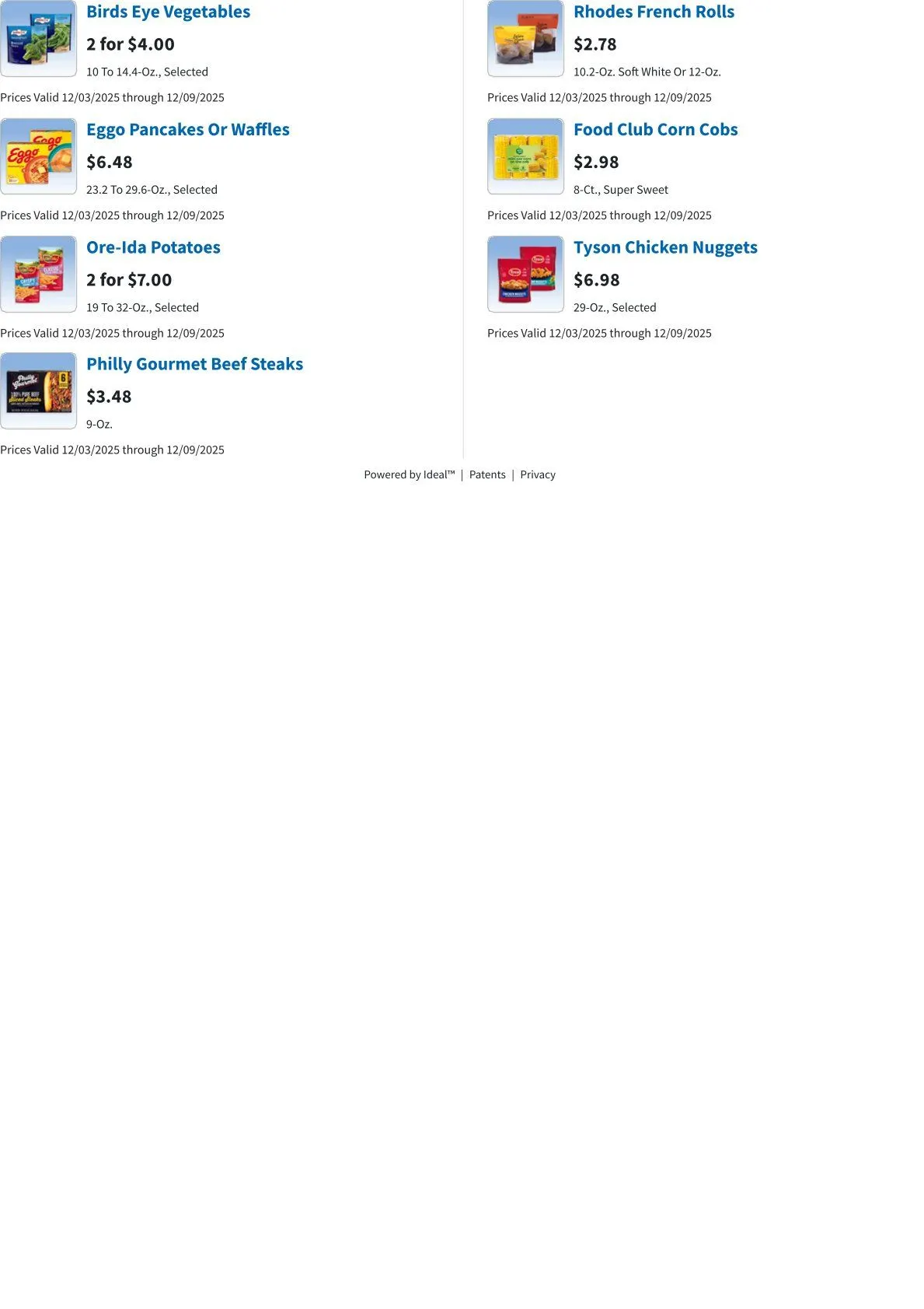 Weekly ad Grant's Supermarket Sales from December 3 to December 5 2025 - Page 9