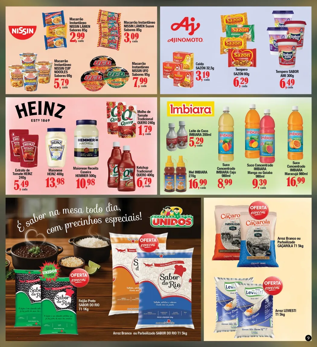 Encarte de  Folhetos Unidos Supermercados 16 de junho até 30 de junho 2026 - Pagina 9