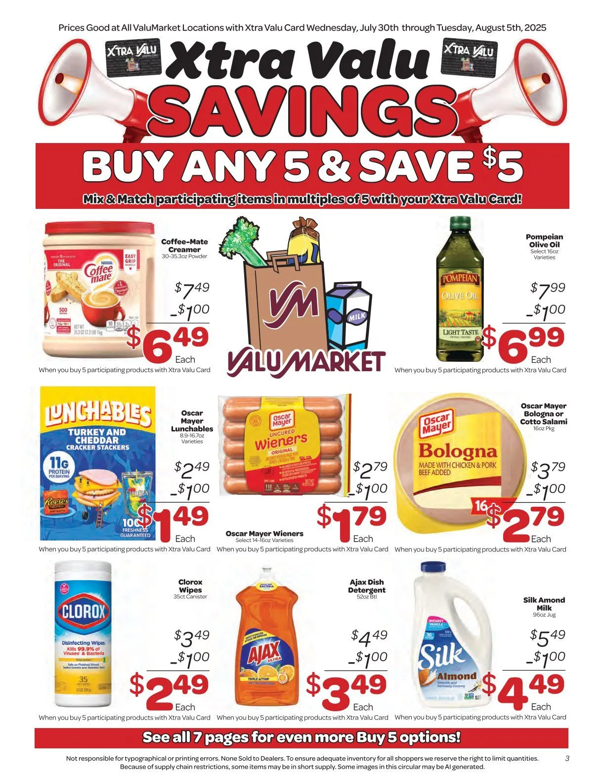 Weekly ad ValuMarket  Sales from July 30 to August 5 2025 - Page 9