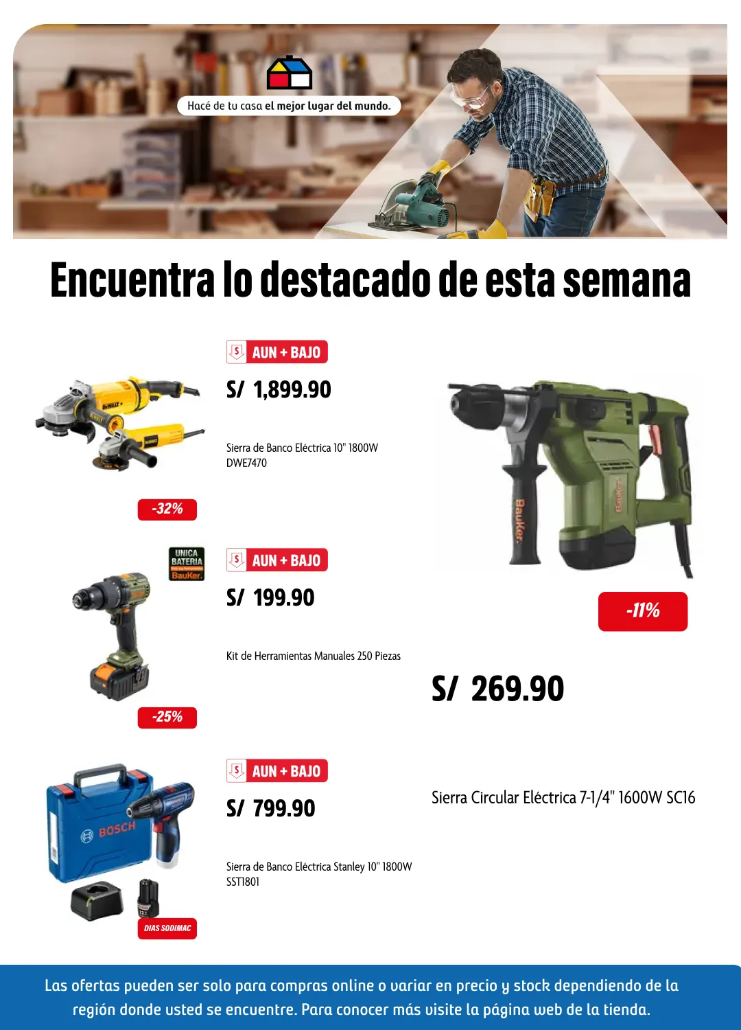 Catalogo de Ofertas Sodimac 25 de marzo al 10 de abril 2026 - Pag 9