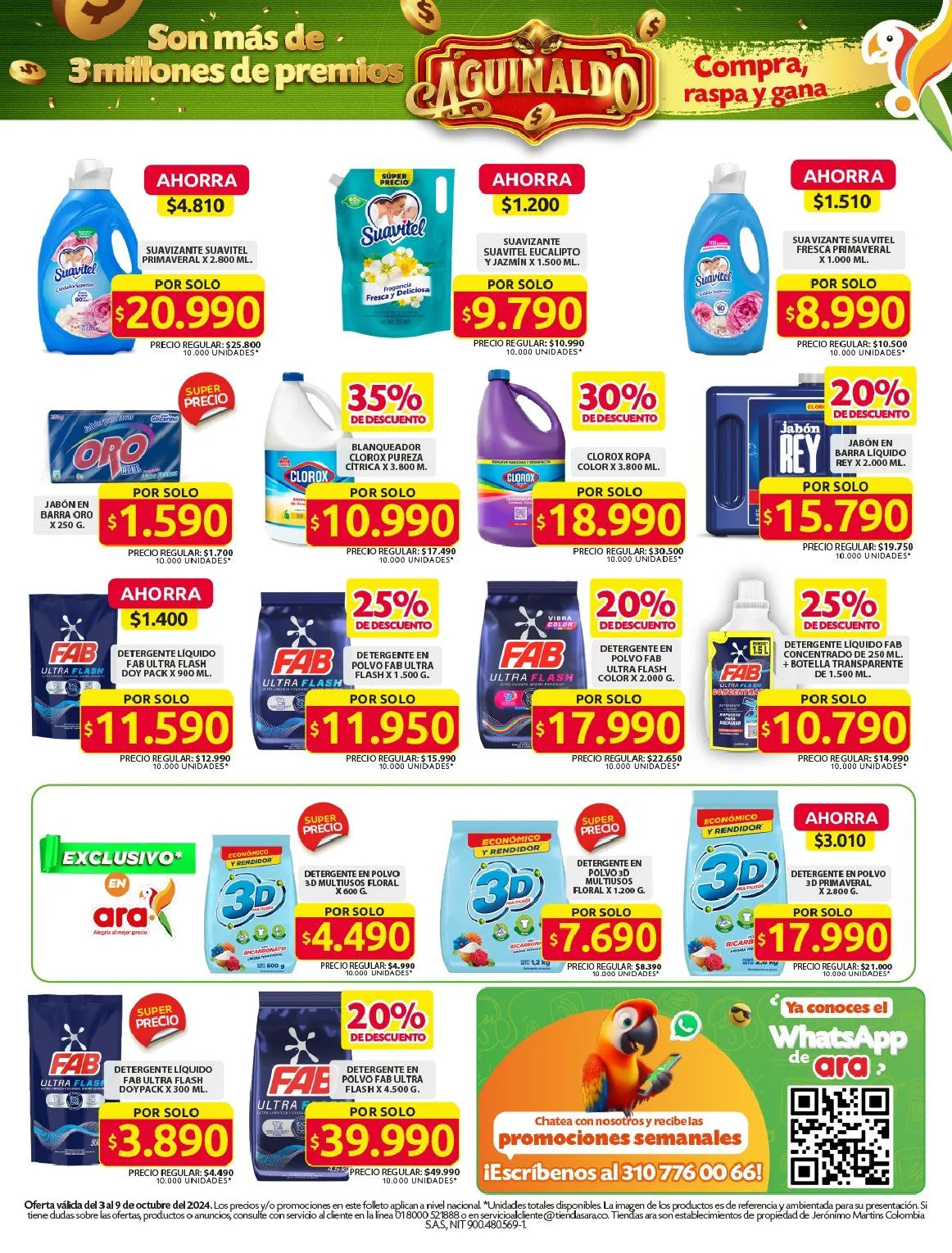Catalogo de Ara Ofertas en Folletos 1 de octubre al 4 de noviembre 2024 - Pag 9