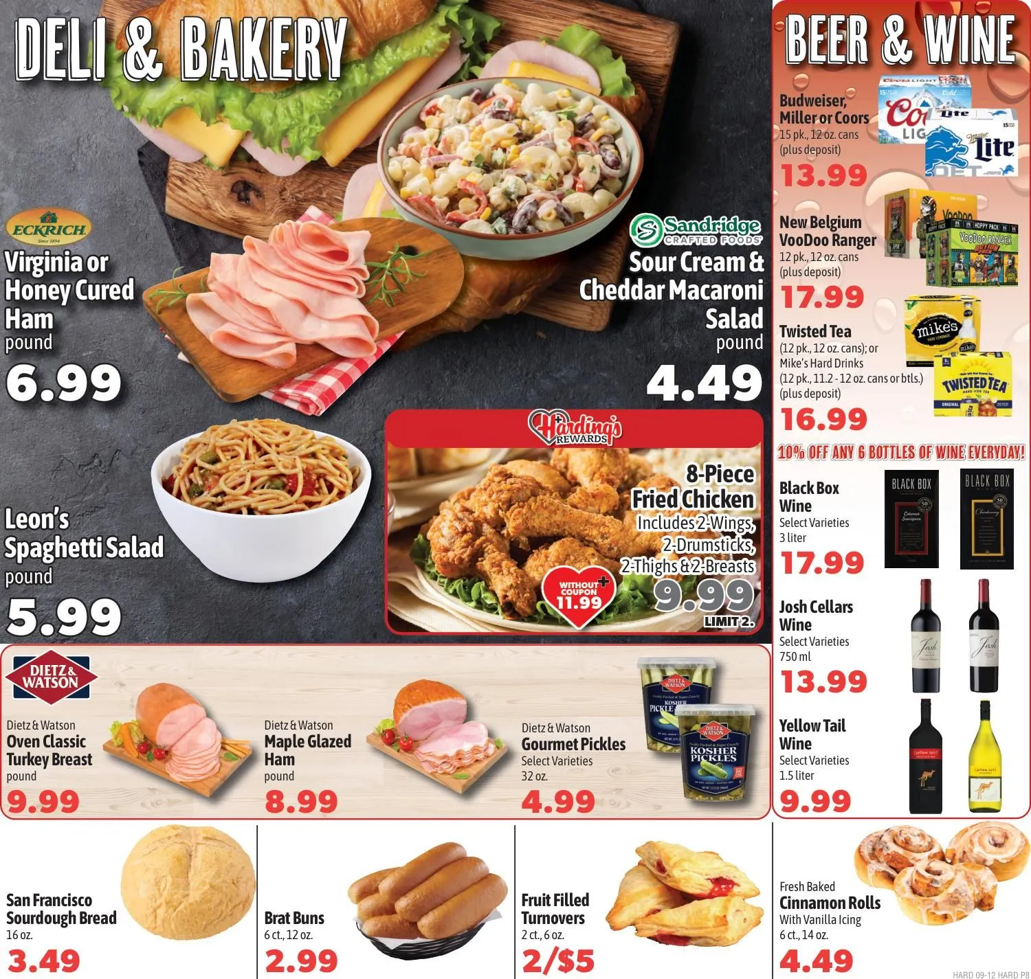 Weekly promotion Harding's Markets Sales spanning from September 12 to September 18 2025 - Page 8 for Catalogue 365