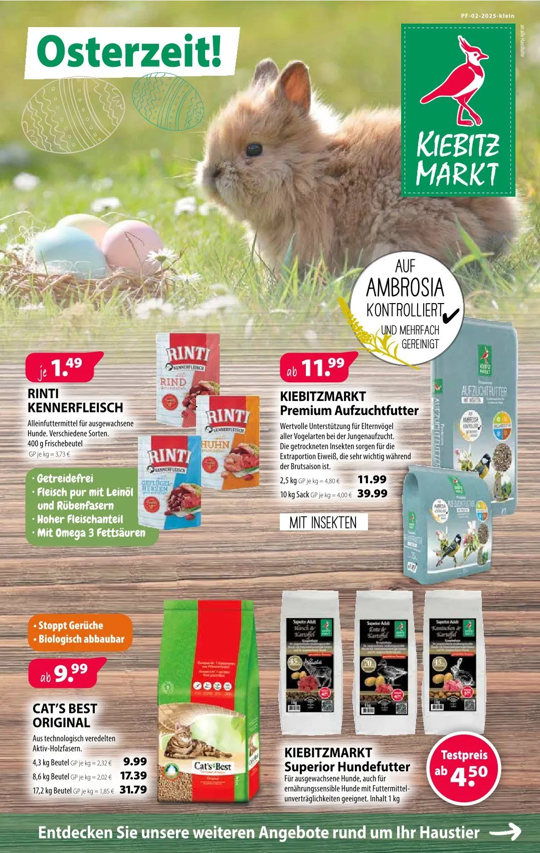 Kiebitzmarkt Angebote von 29. März bis 5. April 2025 - Prospekt seite 9