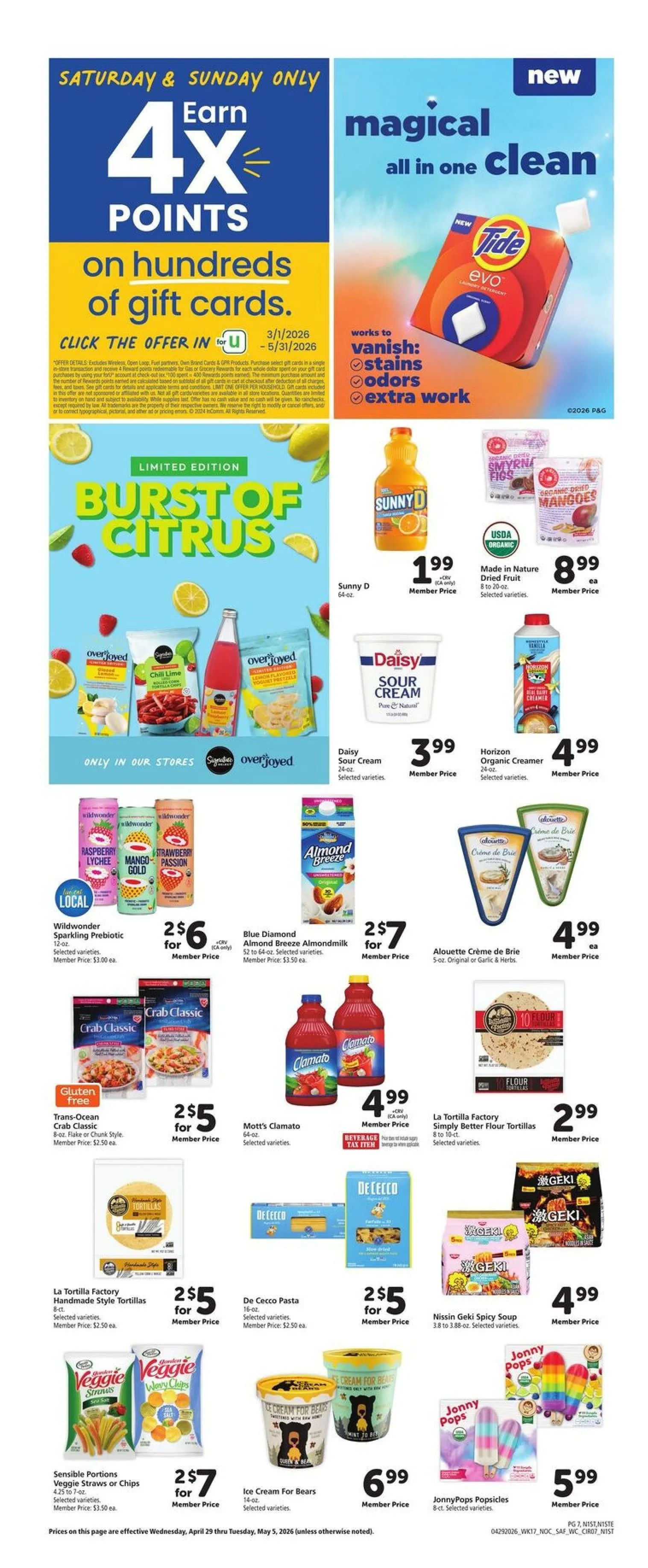 Safeway Sales from April 29 to May 5 2026 - flyer page 9