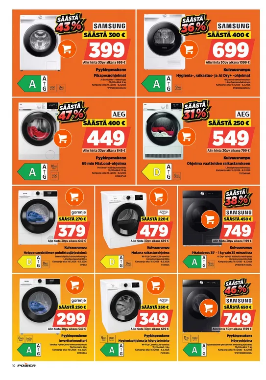  Power voimassa alkaen 5. helmikuuta - 11. helmikuuta 2026 - Tarjouslehti sivu 9
