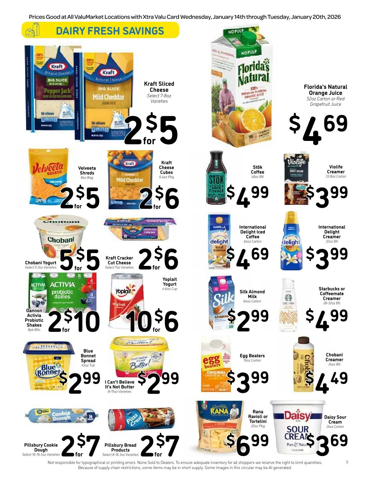 Weekly ad ValuMarket Sales from January 14 to January 20 2026 - Page 9