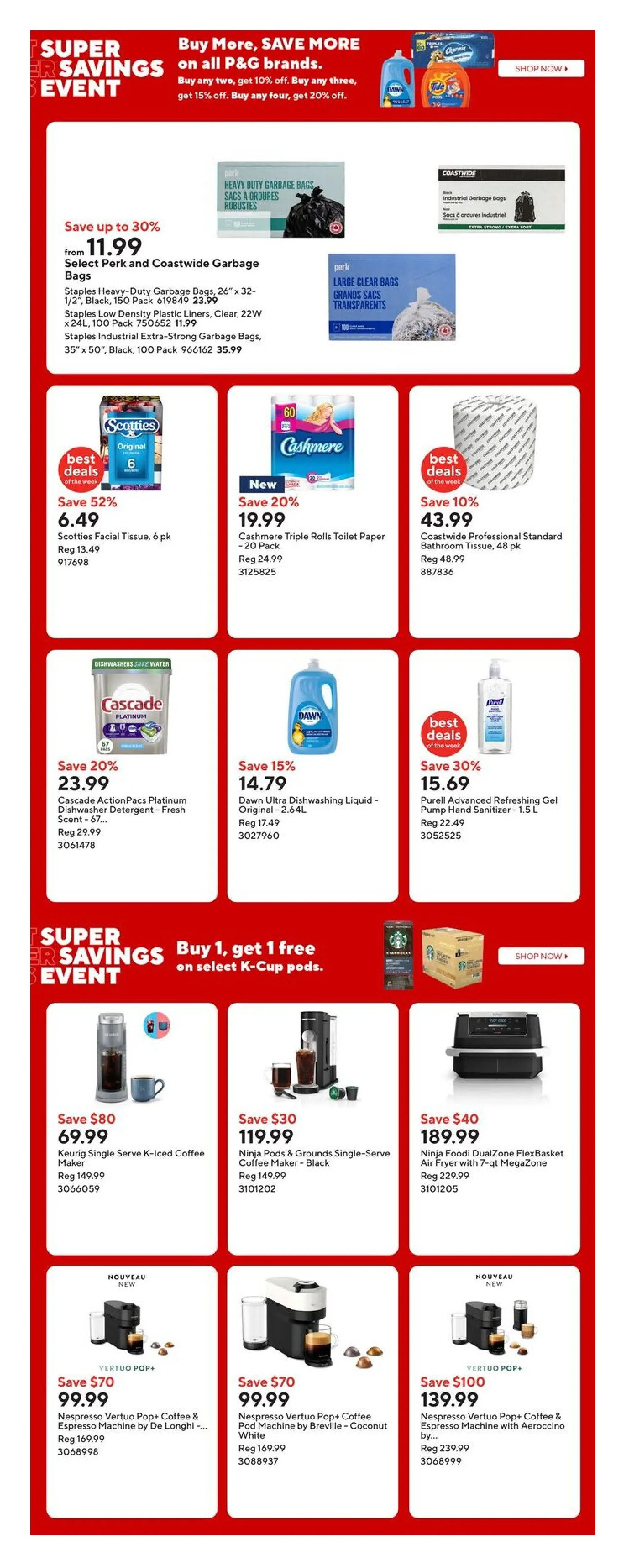 Staples Sales from September 26 to October 2 2025 - flyer page 9