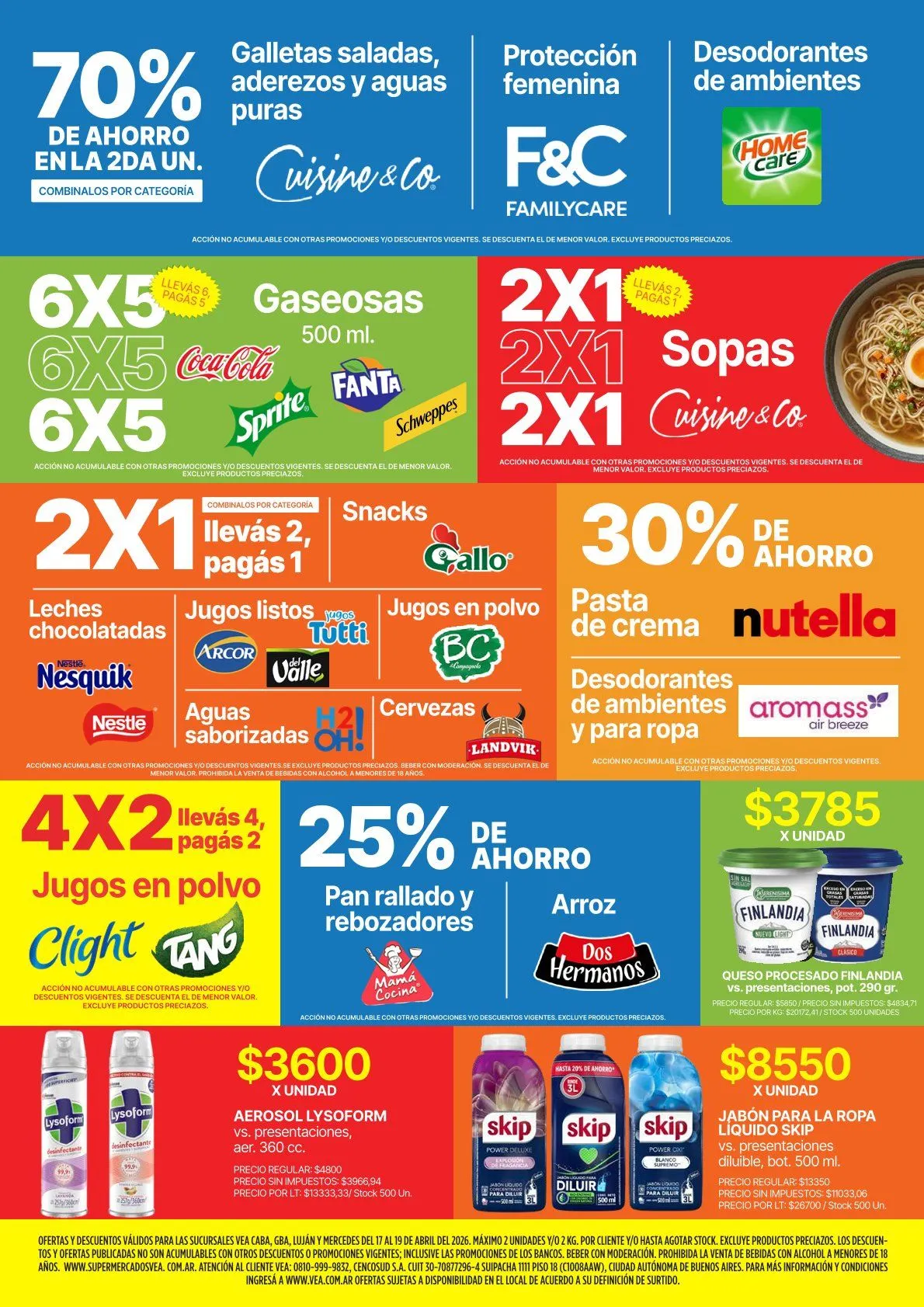 Ofertas de  Vea Ofertas 17 de abril al 19 de abril 2026 - Página 9 del catálogo