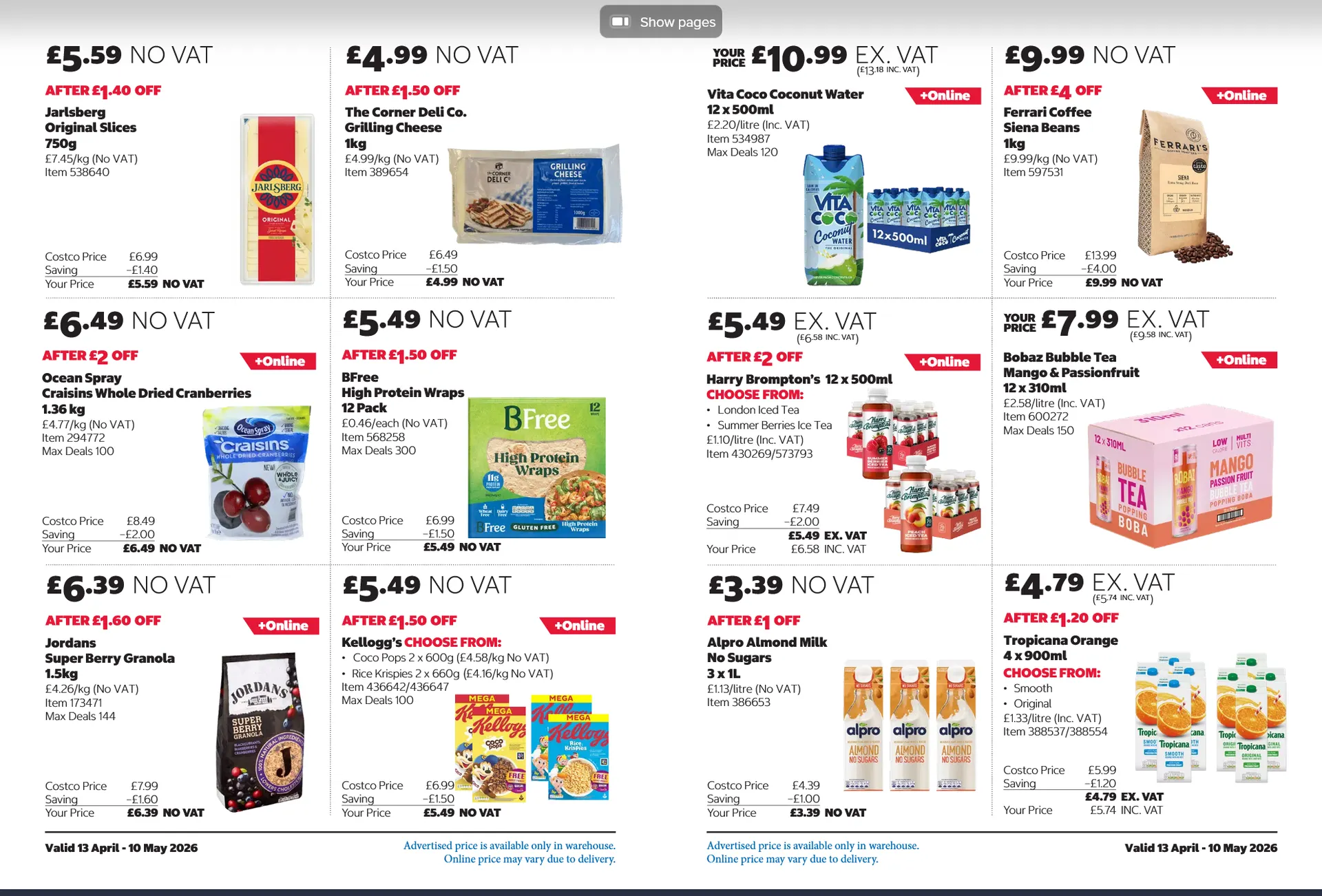 Costco Offers from 13 April to 10 May 2026 - Catalogue Page 9