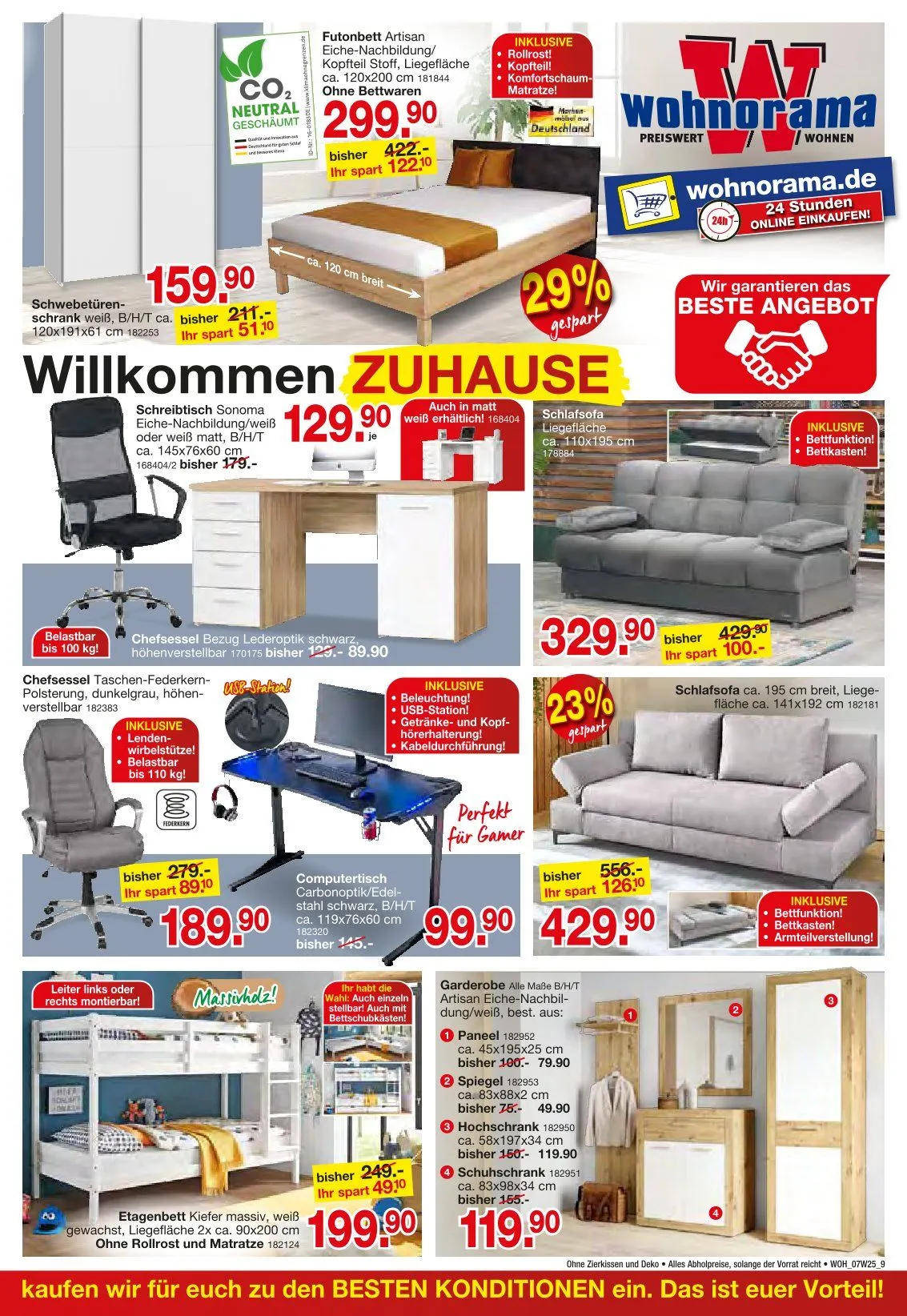 Wohnorama Prospekte von 1. Juli bis 25. Juli 2025 - Prospekt seite 9