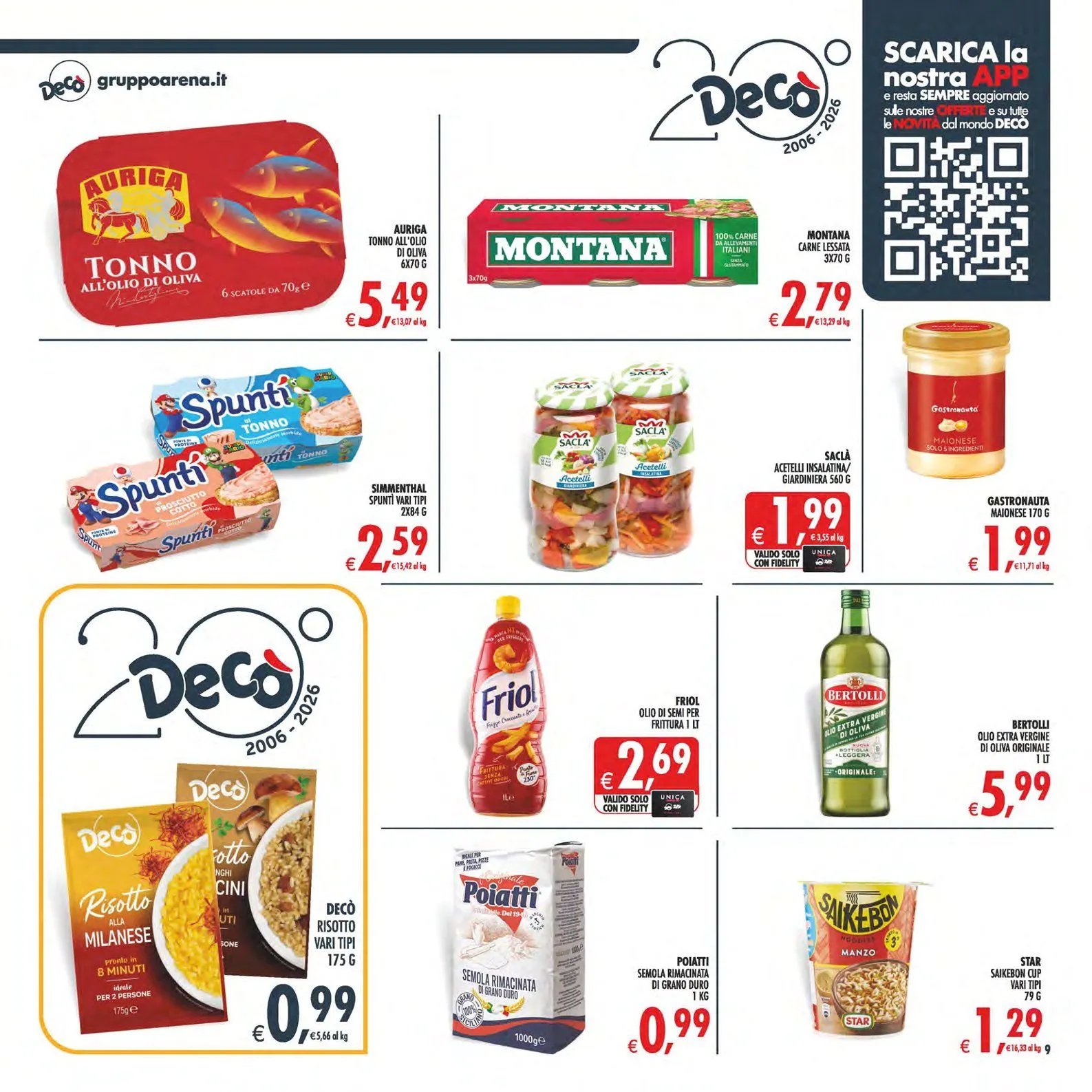 Volantini Deco Supermercati da 19 giugno a 29 giugno di 2026 - Pagina del volantino 9