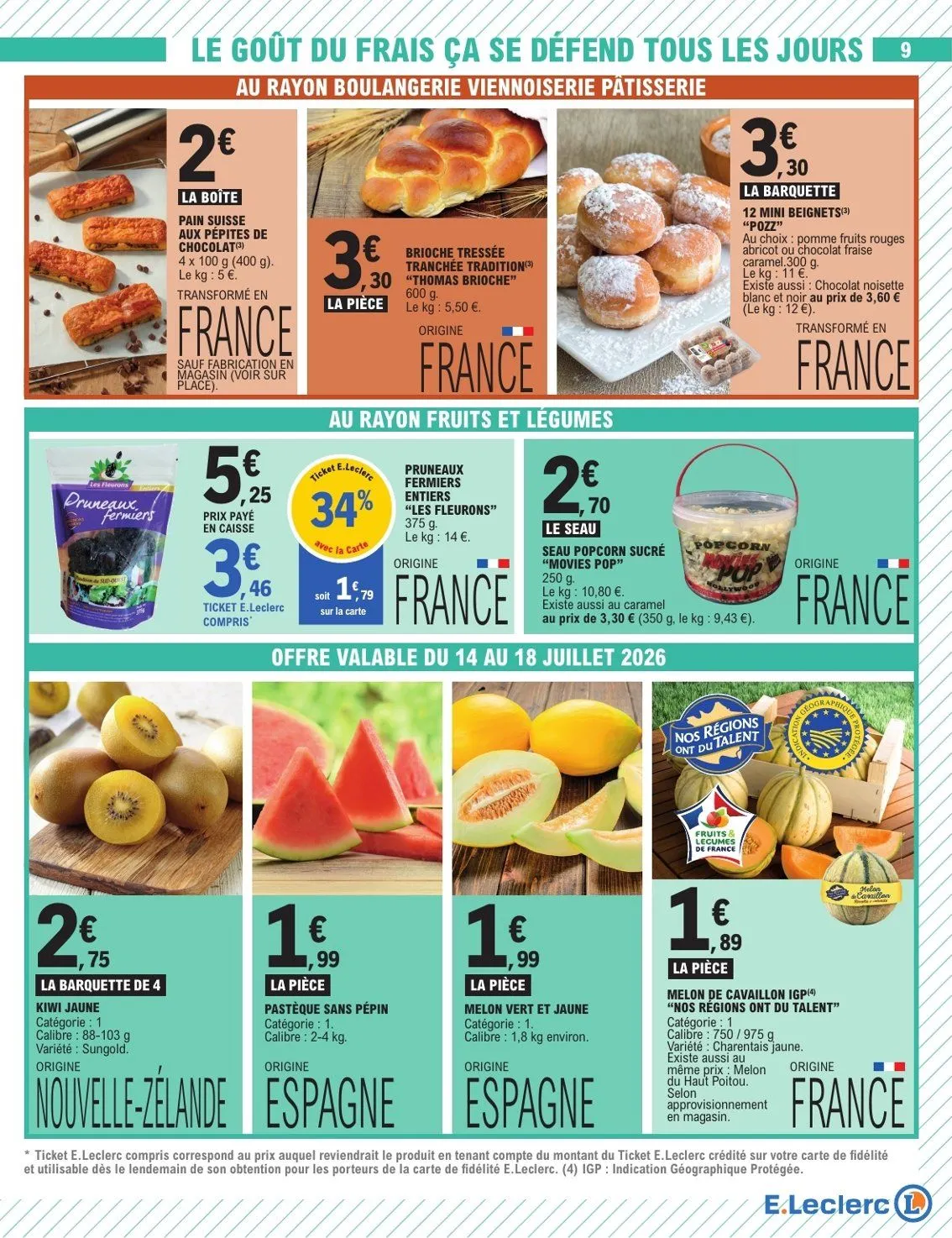 E.Leclerc Catalogue du 14 juillet au 25 juillet 2026 - Catalogue page 9
