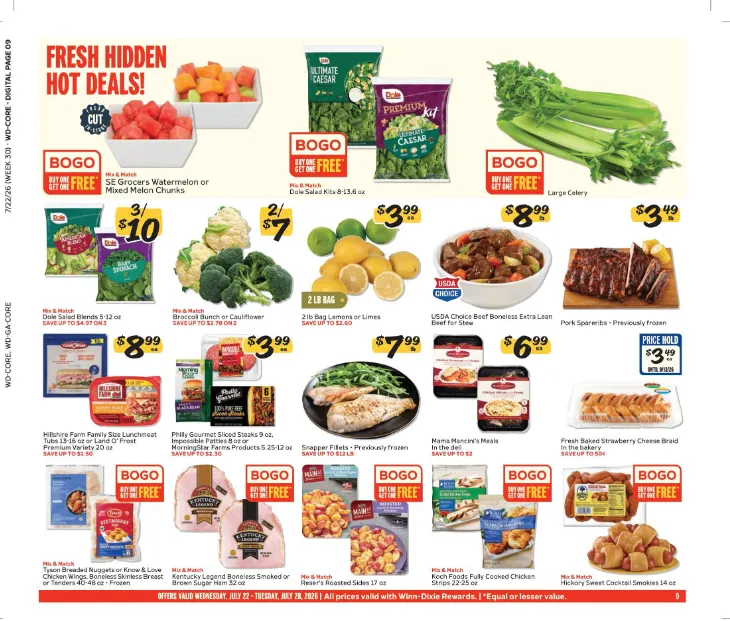 Weekly ad Winn Dixie Sales from July 22 to July 28 2026 - Page 9