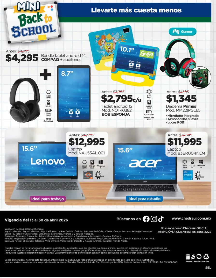 Catálogo de Chedraui Ofertas 13 de abril al 30 de abril 2026 - Pagina 9