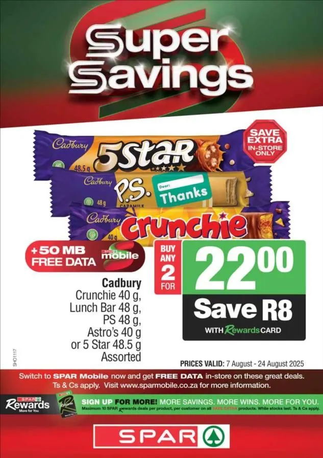 SPAR Sales from 7 August to 24 August 2025 - Catalogue Page 8