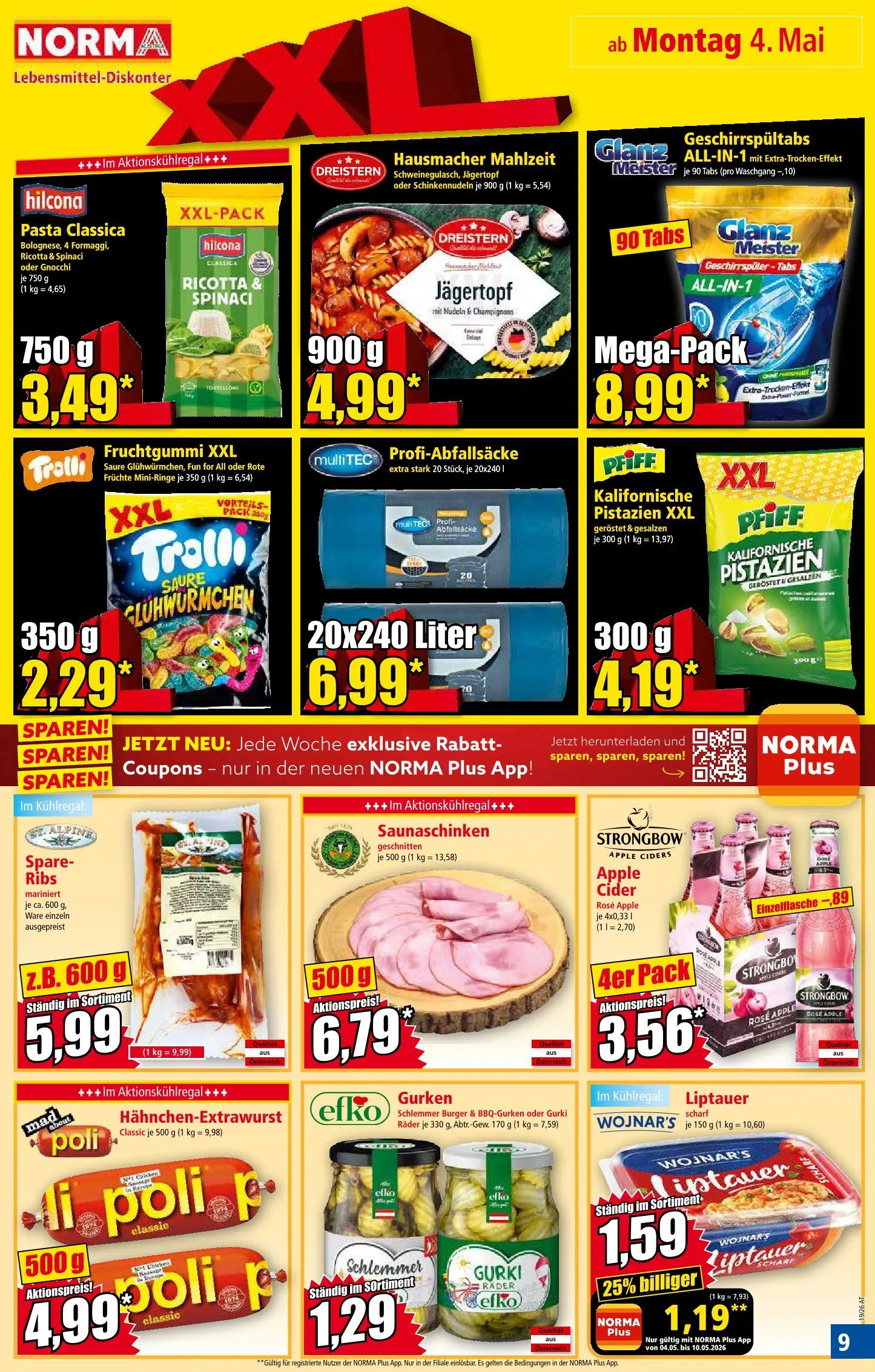  Norma Prospekte  von 27. April bis 4. Mai 2026 - Flugblätt seite  9