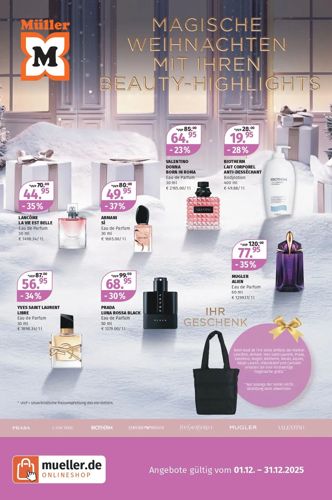 Müller Angebote von 1. Dezember bis 31. Dezember 2025 - Prospekt seite 9