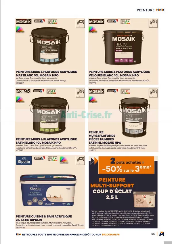 Catalogues Bricoman du 6 mai au 31 mai 2026 - Catalogue page 9