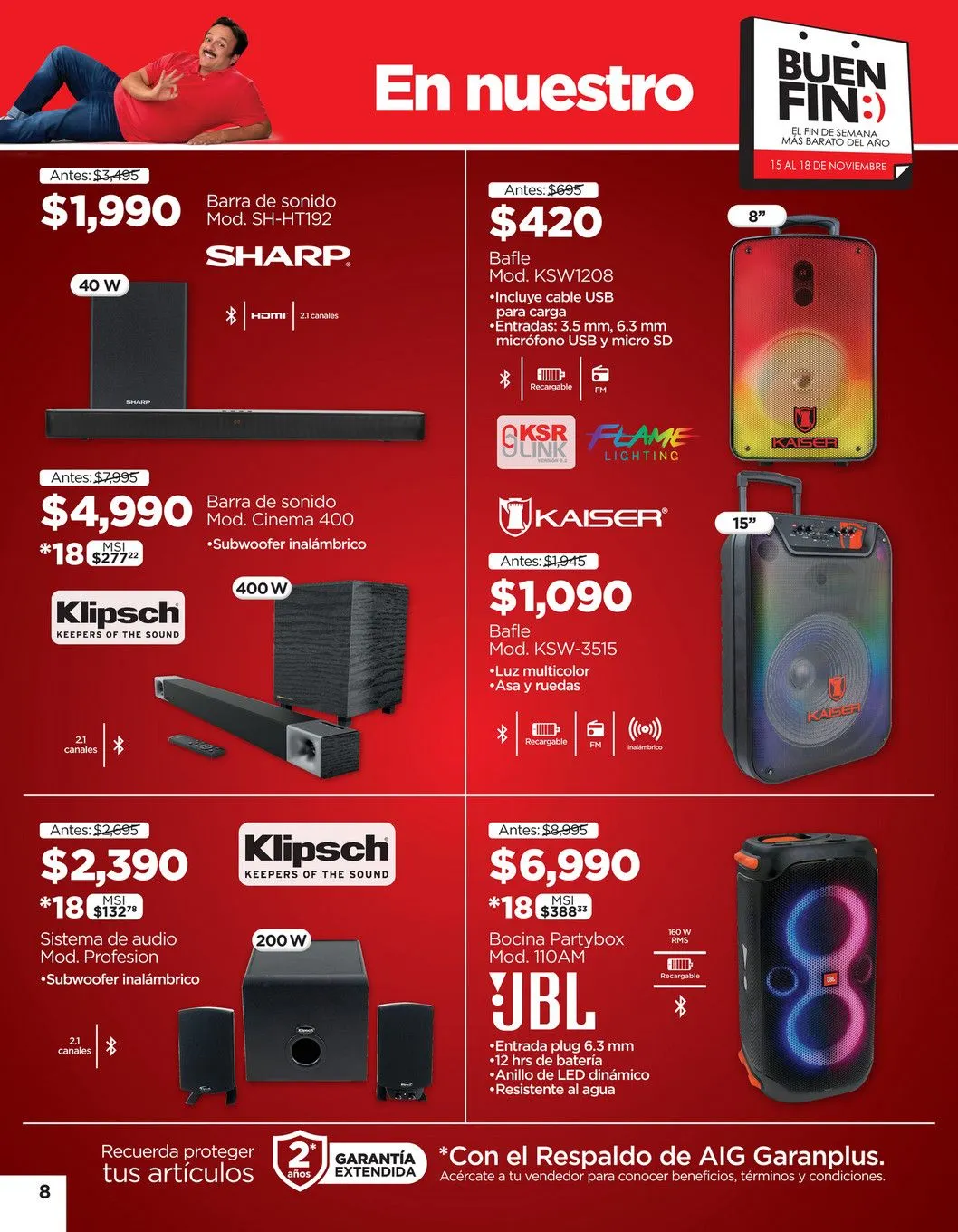 Catálogo de Descuentos en Buen Fin 15 de noviembre al 18 de noviembre 2024 - Pagina 8