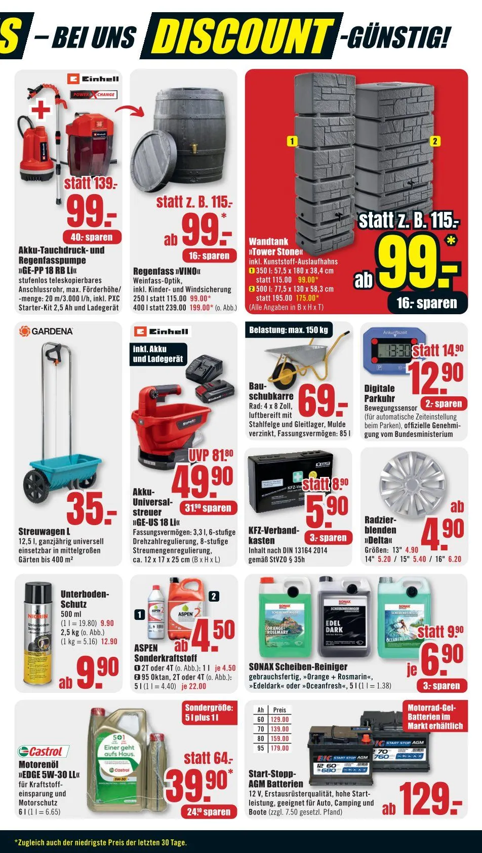 B1 Discount Baumarkt Angebote von 18. April bis 24. April 2026 - Prospekt seite 9