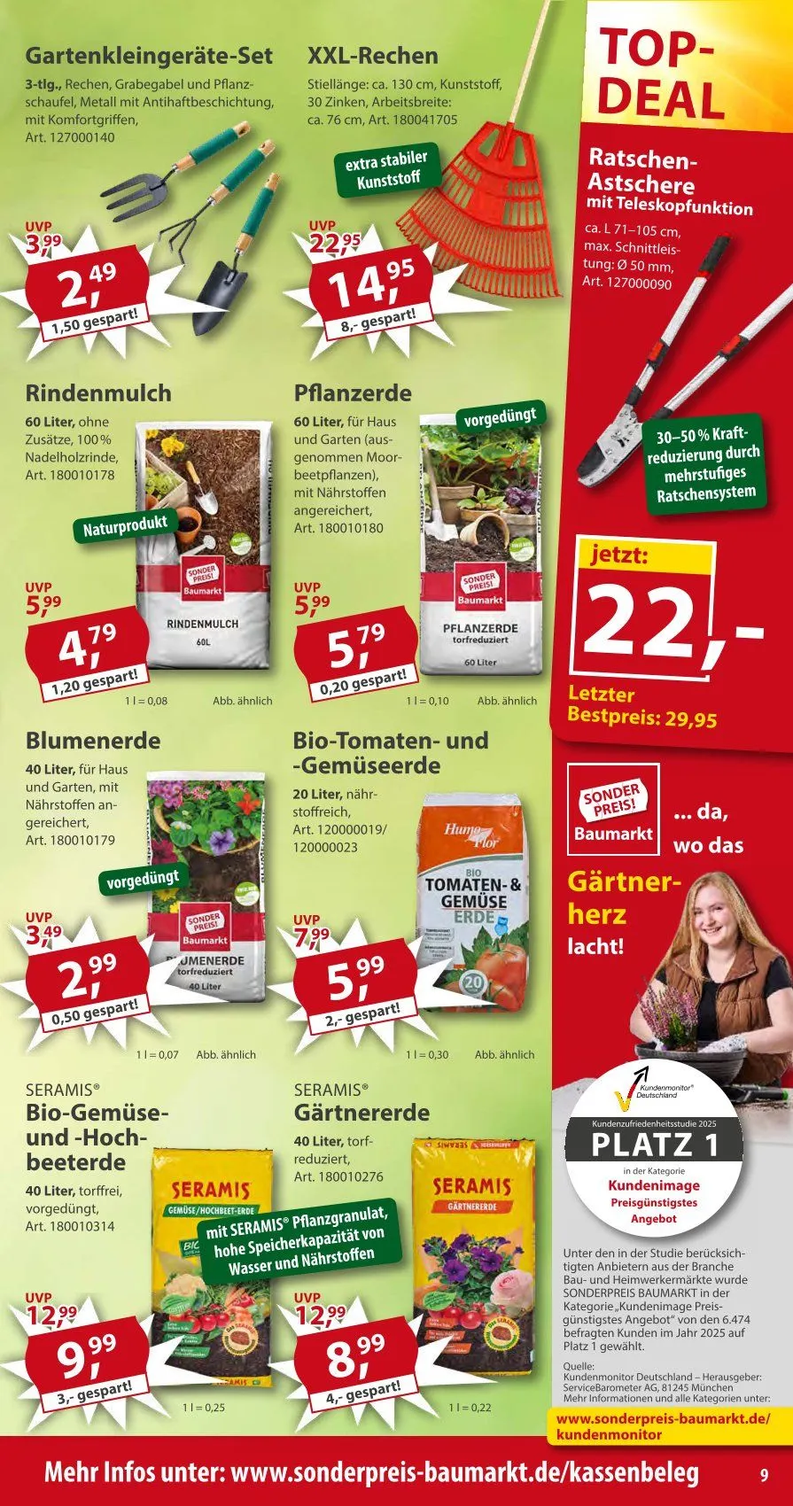 Sonderpreis-Baumarkt Angebote von 23. Mai bis 29. Mai 2026 - Prospekt seite 9