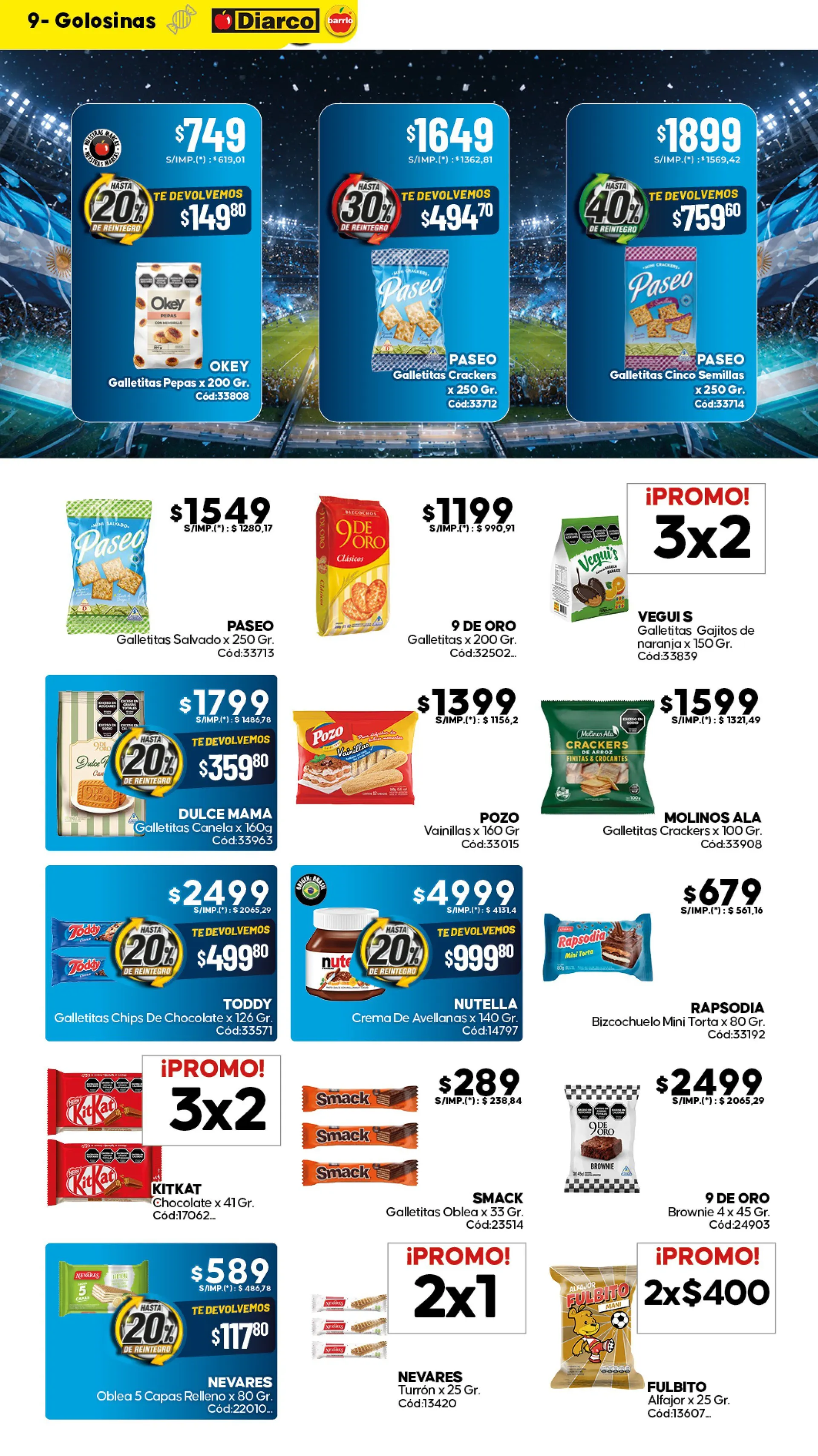 Ofertas de  Ofertas Diarco - Últimos catálogos 15 de junio al 19 de junio 2026 - Página 9 del catálogo