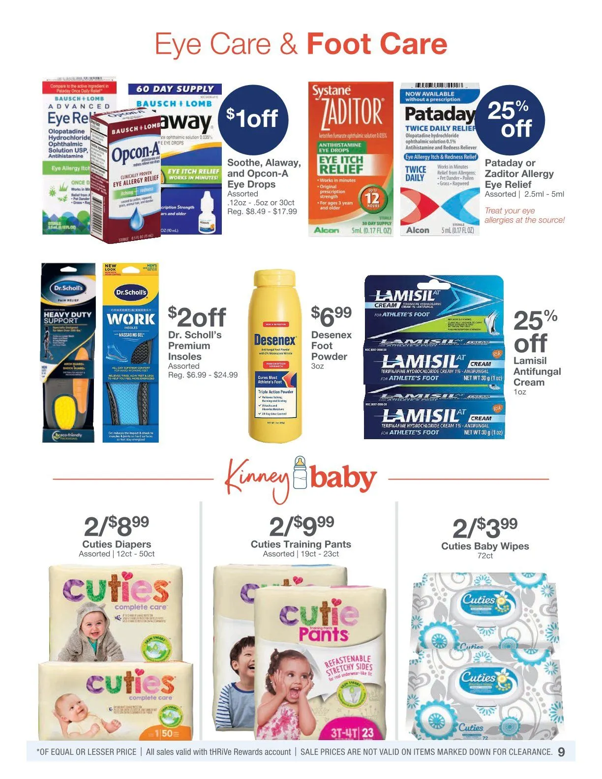 Weekly promotion Kinney Drugs weekly ads spanning from May 20 to May 26 2026 - Page 9 for Catalogue 365