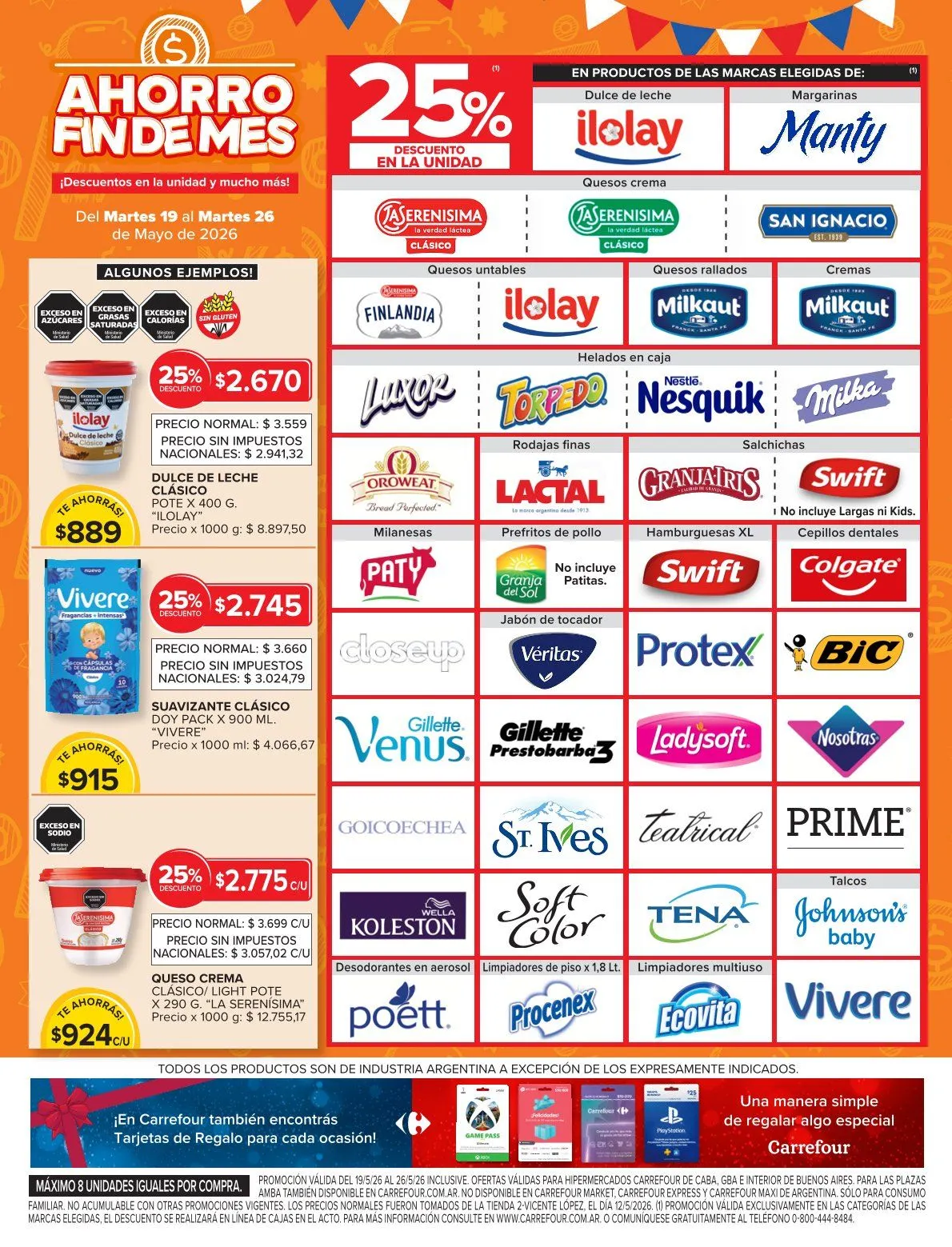 Ofertas de  Ofertas Carrefour  19 de mayo al 26 de mayo 2026 - Página 9 del catálogo