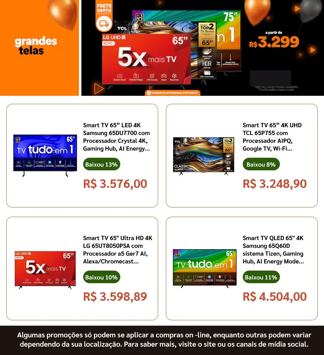 Encarte de Ponto Frio Anúncio semanal 9 de abril até 23 de abril 2025 - Pagina 8