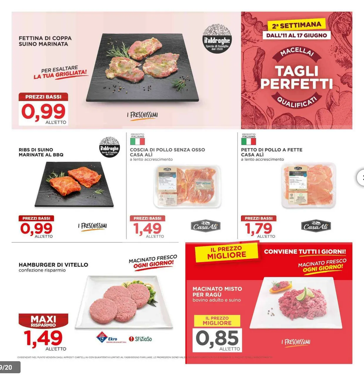 Volantini Alì Supermercati da 4 giugno a 17 giugno di 2026 - Pagina del volantino 9