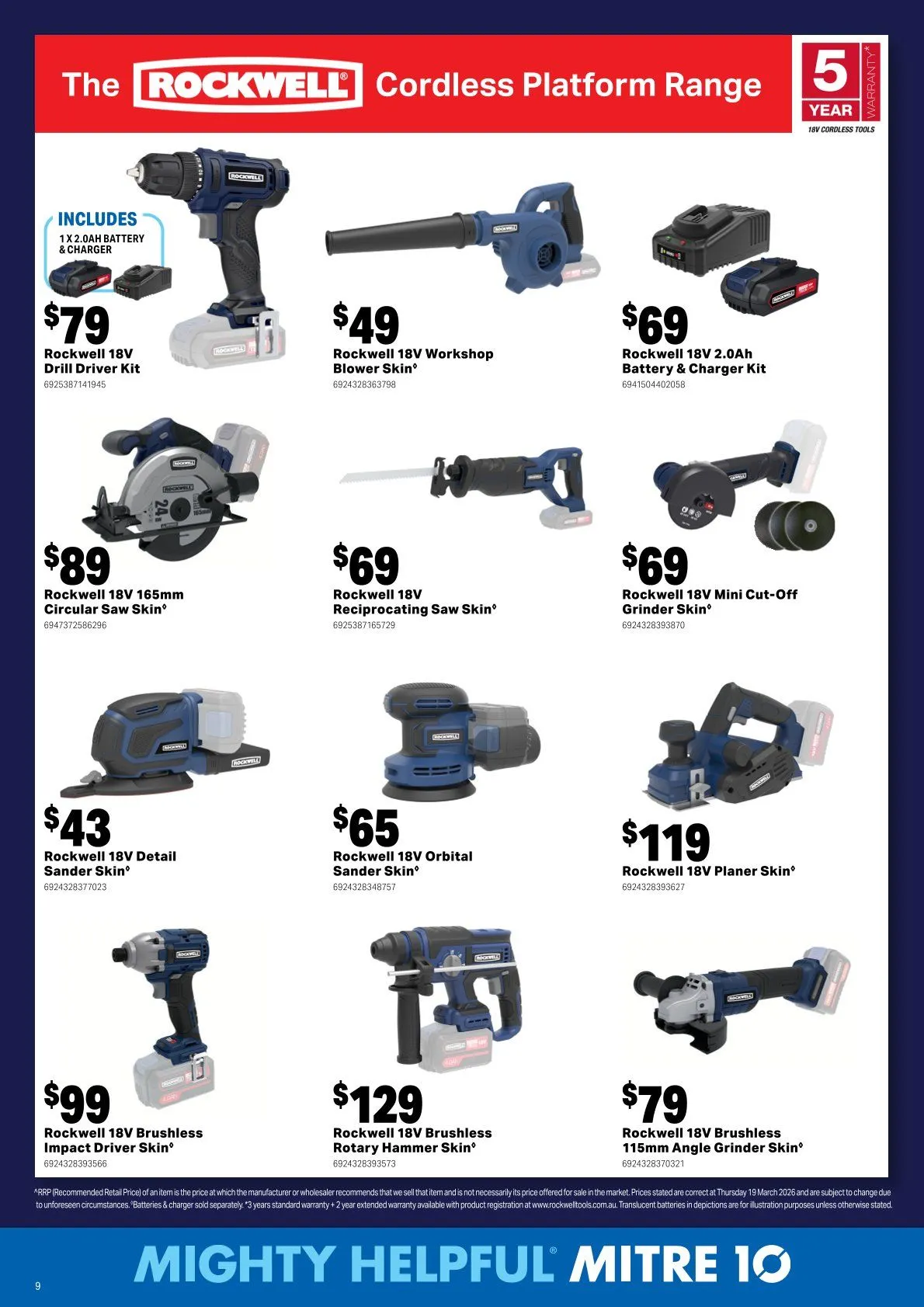 Mitre 10 - Catalogue valid from 29 April to 17 May 2026 - page 9