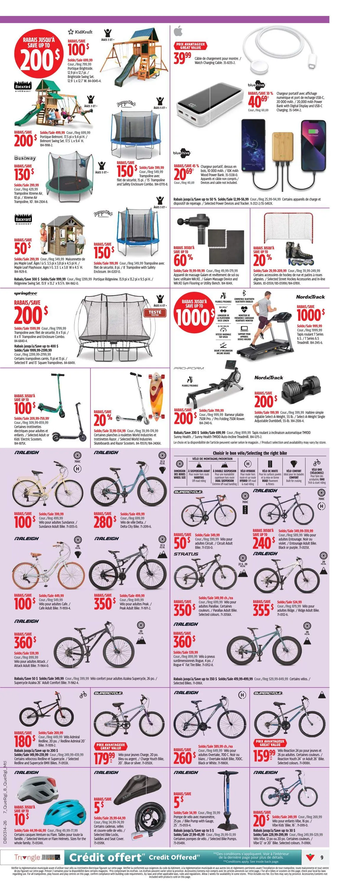 Canadian Tire Sales from April 2 to April 8 2026 - flyer page 9