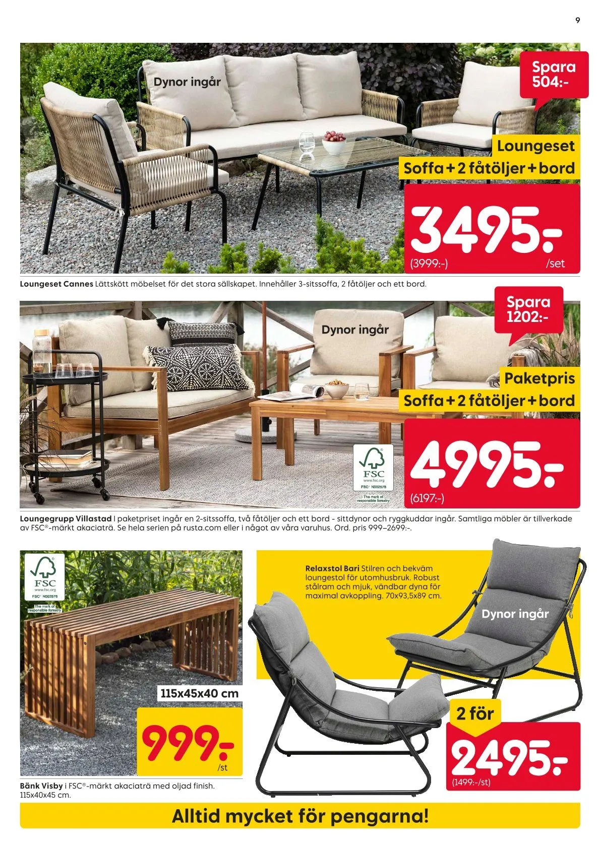  Rusta erbjudanden från 8 juni till 14 juni 2026 - Reklamblad sidor 9