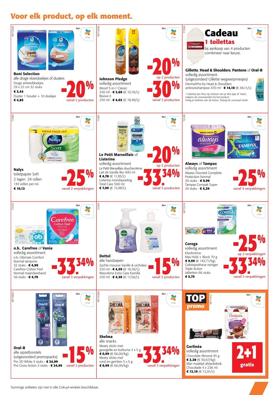 Speciale promoties van Colruyt van 2 januari tot 14 januari 2025 - folder pagina 9