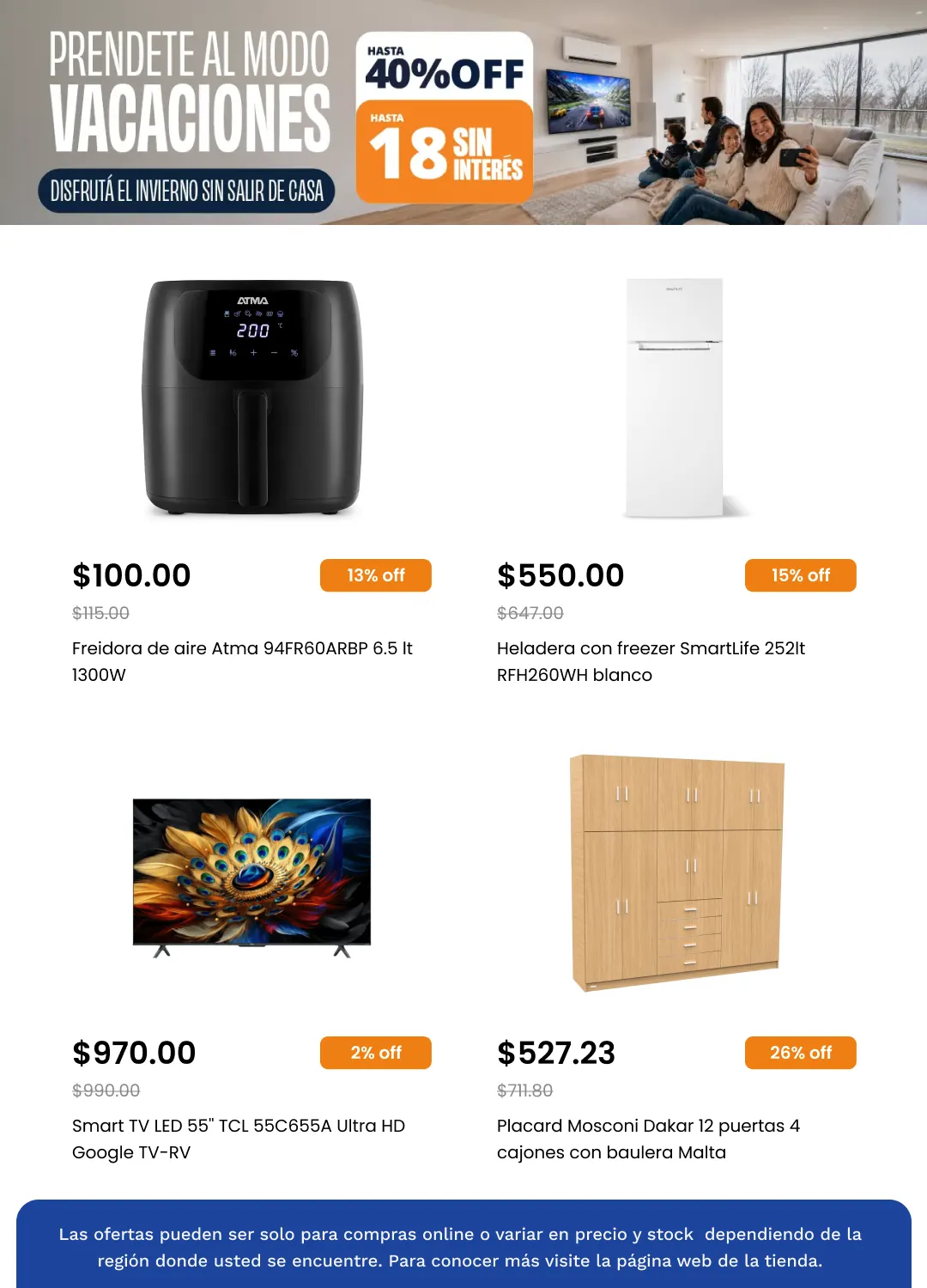 Ofertas de Cetrogar Ofertas 13 de julio al 1 de agosto 2026 - Página 9 del catálogo