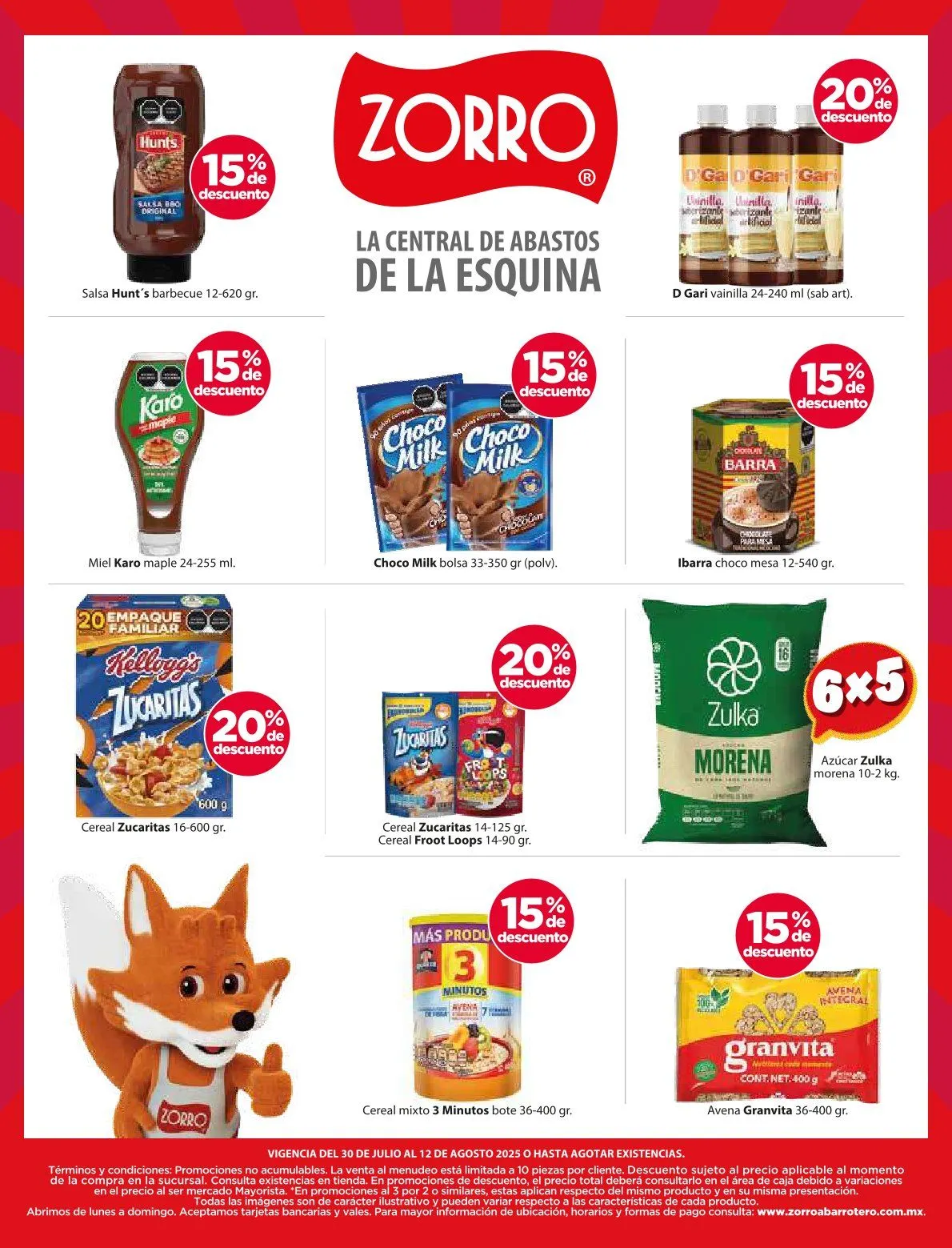 Catálogo de Zorro Ofertas 30 de julio al 12 de agosto 2025 - Pagina 9