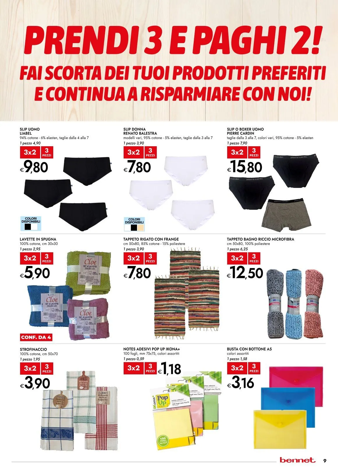  Volantini bennet da 28 maggio a 10 giugno di 2026 - Pagina del volantino 9