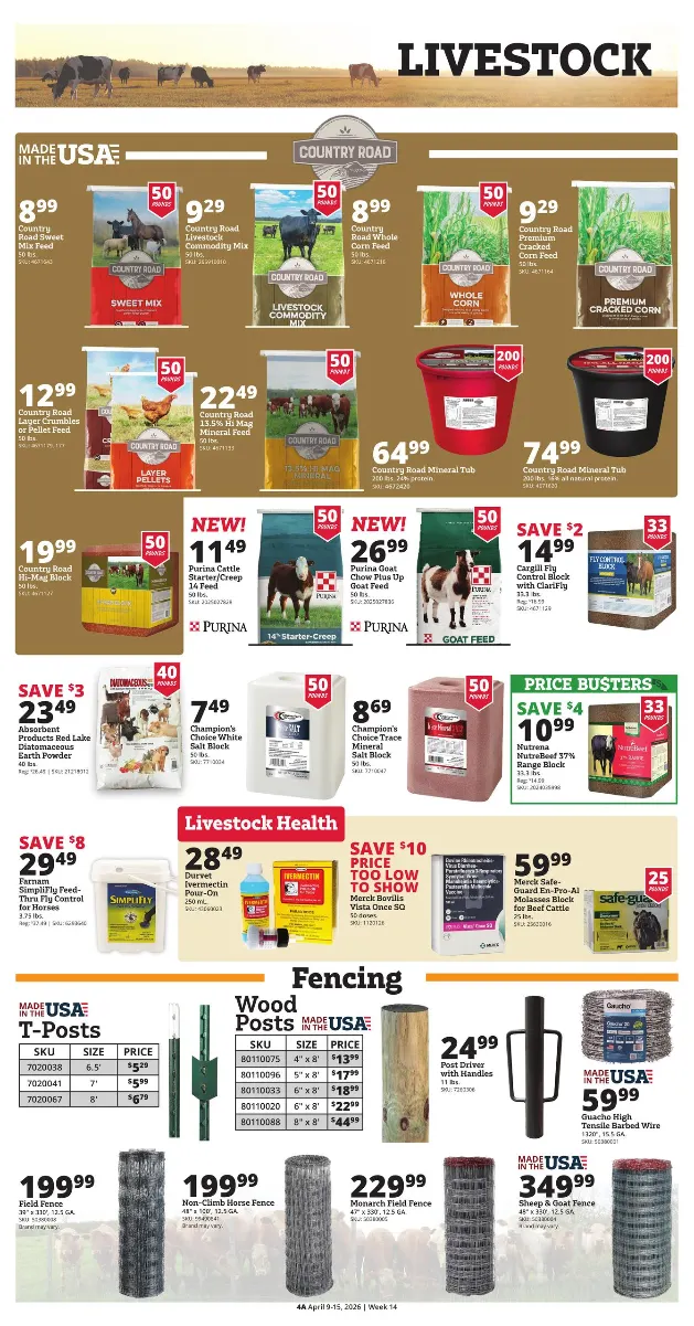 Weekly ad Rural king Sales from April 9 to April 15 2026 - Page 9