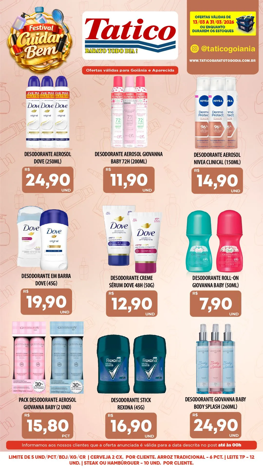 Encarte de Folhetos Tatico 13 de março até 31 de março 2026 - Pagina 8