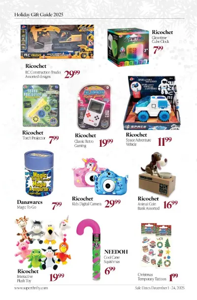 Super Thrifty Sales from December 1 to December 24 2025 - flyer page 9