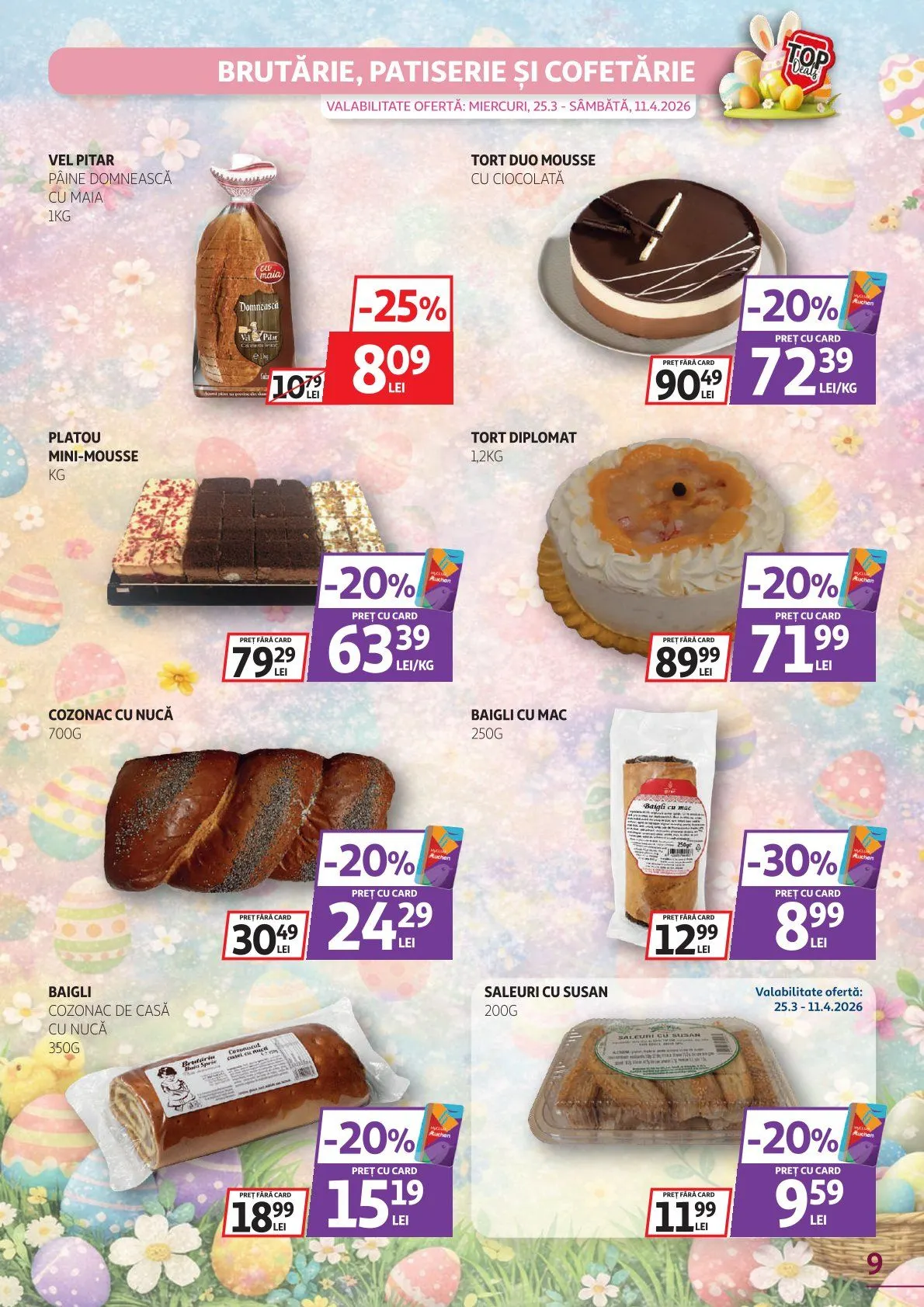 Catalog Ofertă de neratat specială Auchan de la 25 martie până la 11 aprilie 2026 - Revista Pagina 9