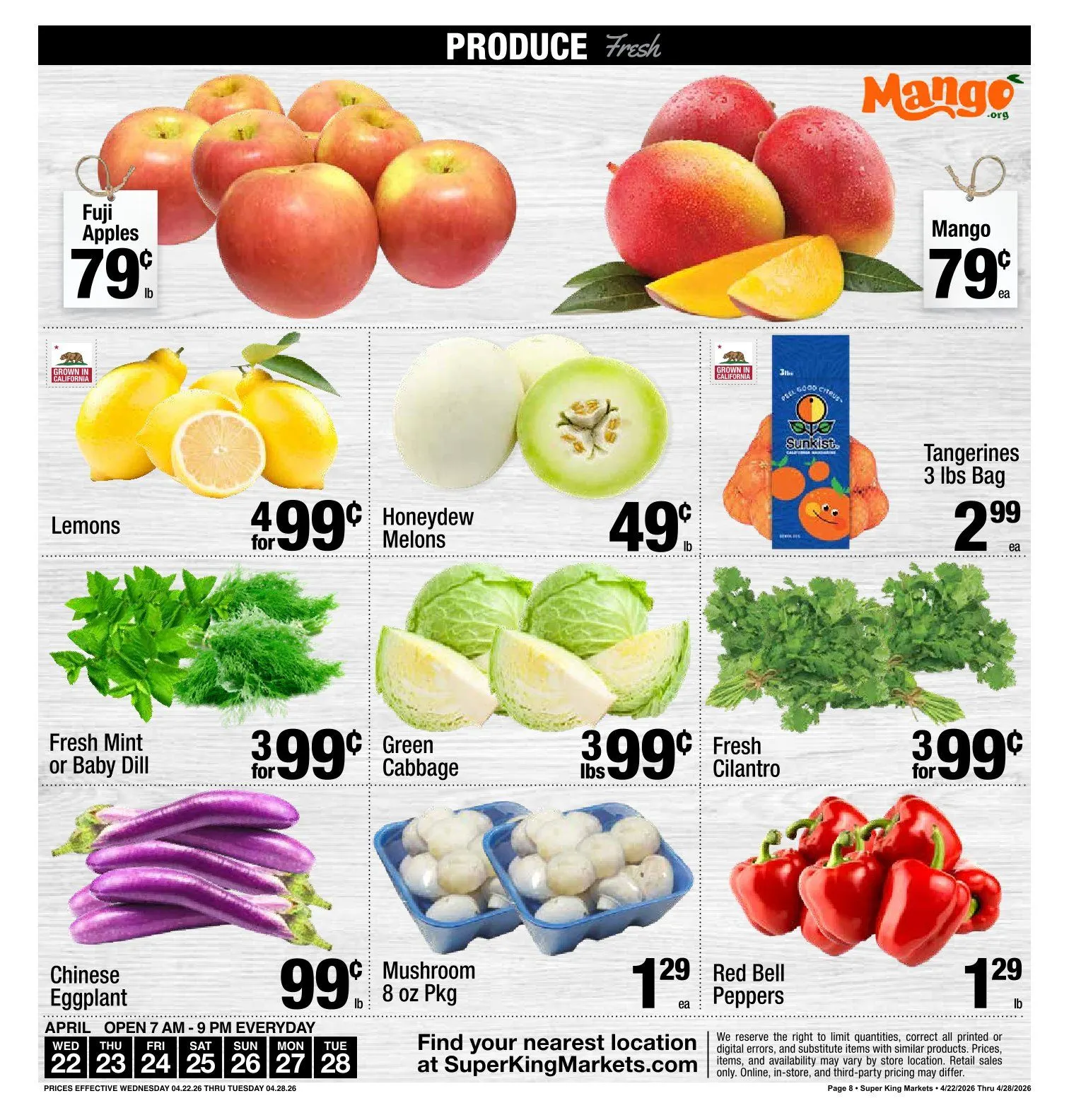 Weekly ad Super King Markets Sales from April 22 to April 28 2026 - Page 9